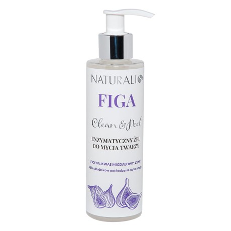 Przejdź do produktu NOWOŚĆ!  NATURALIS FIGA Clean & Peel Enzymatyczny Żel Do Mycia Twarzy