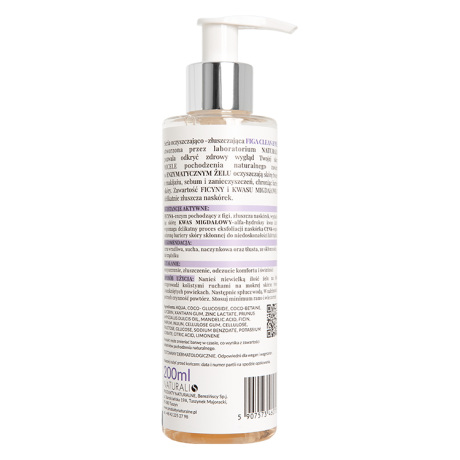 Przejdź do produktu NATURALIS FIGA Clean & Peel Enzymatyczny Żel Do Mycia Twarzy